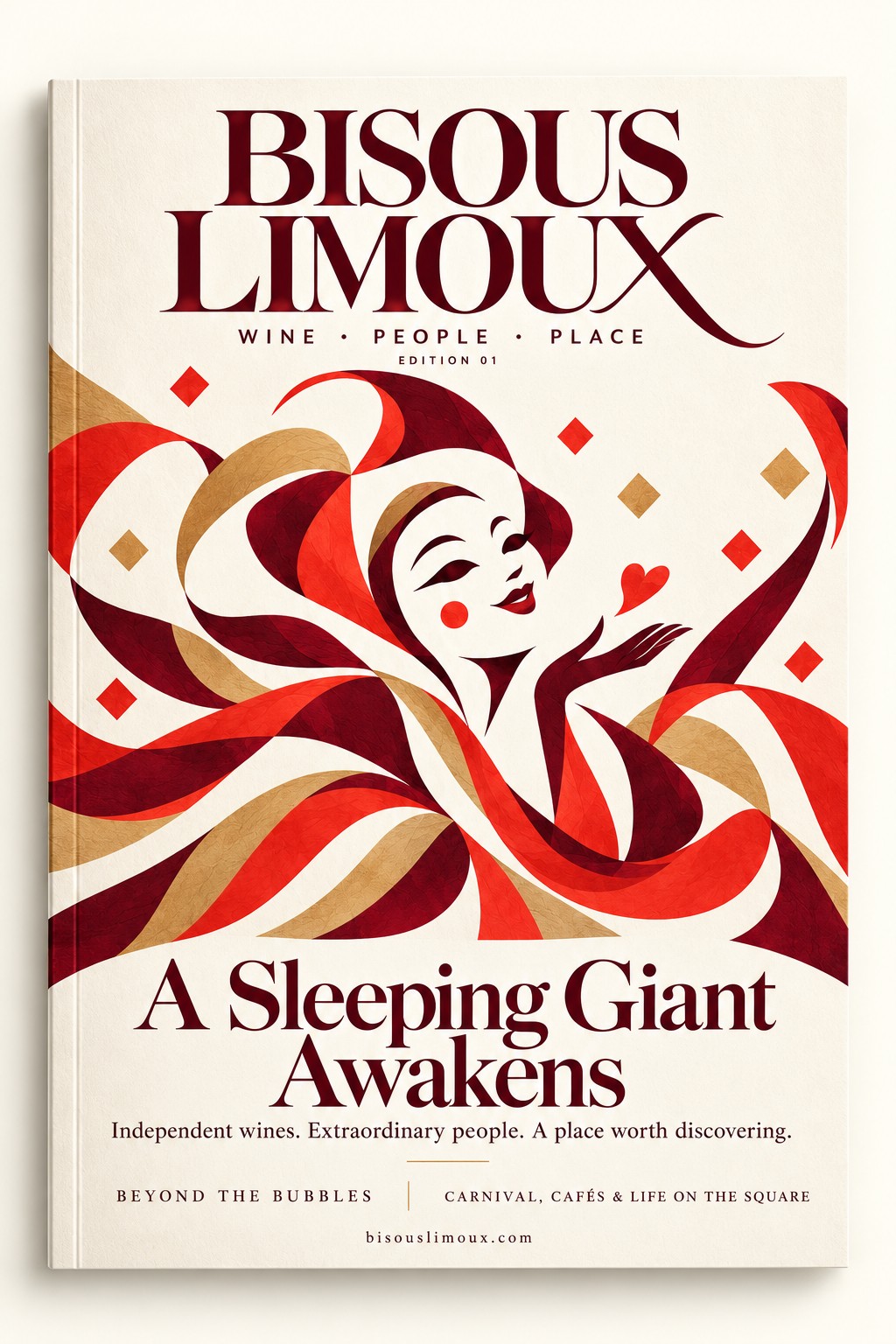 Couverture du magazine Bisous Limoux, édition 01 — A Sleeping Giant Awakens